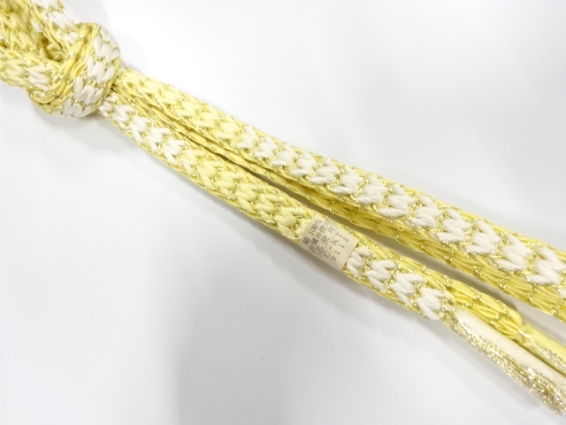 未使用品　正絹　手組帯締め